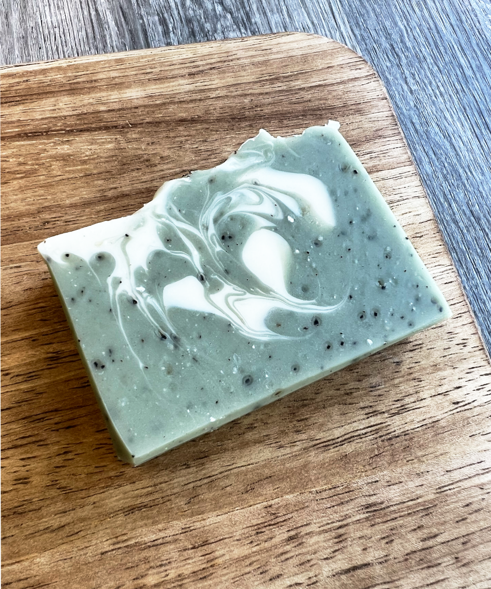 Peppermint Coffee Scrub Soap - Limited Fall Collection